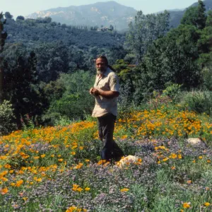 Geege Ostroff at SBBG, Porter Trail