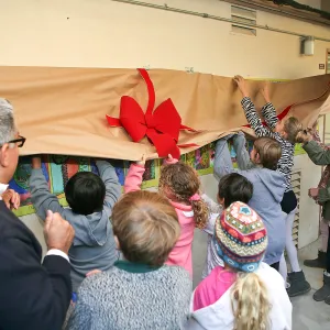 iCAN Alphabet Mural Unveiling