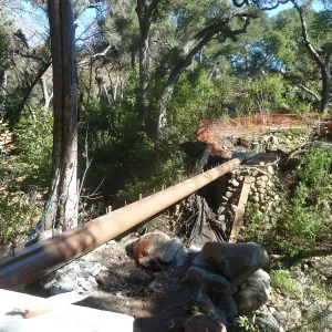 Campbell Bridge construction