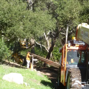 Campbell Bridge construction