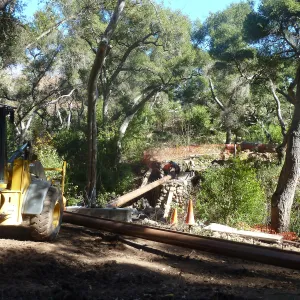 Campbell Bridge construction