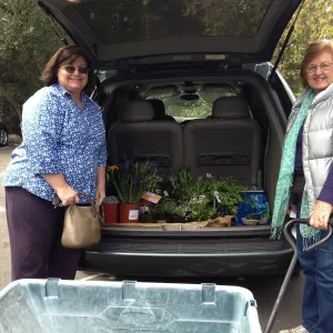 happy customers, SBBG Spring Plant Sale 2013