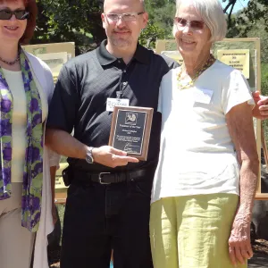 Volunteer of the Year 2012, Corinne Gallagher, Volunteer Appreciation event, April 18, 2012