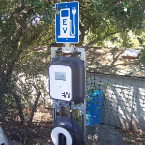 new EV Charging Station at SBBG, electric vehicle charging station, dedication