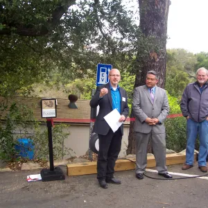 new EV Charging Station at SBBG, electric vehicle charging station, dedication