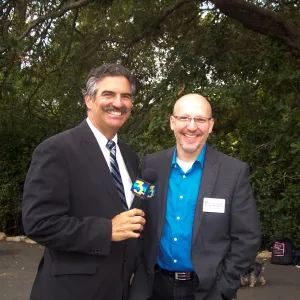 new EV Charging Station at SBBG, electric vehicle charging station, dedication, press interview