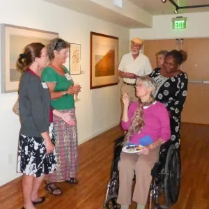 SBBG Patrick OHara art exhibit reception at the Wildling Art Museum