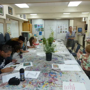 Children’s Native Plant Alphabet Mural Workshop with Art Teacher Laura Denny