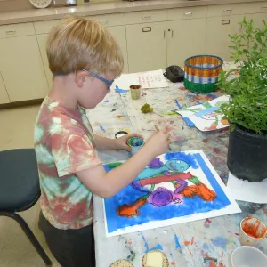 Children’s Native Plant Alphabet Mural Workshop with Art Teacher Laura Denny