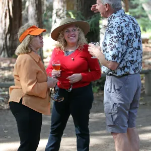 Santa Barbara Beer Garden Event, Frank Stapelmann and friends, Redwood Section