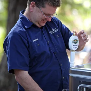 Santa Barbara Beer Garden Event, Kevin Pratt of Santa Barbara Brewing Company