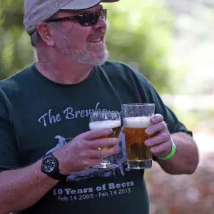 Santa Barbara Beer Garden Event, Pete Johnson of the Brewhouse