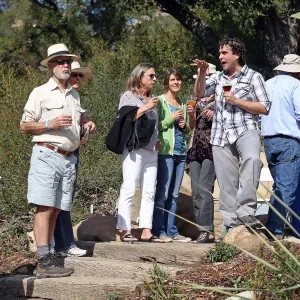 Santa Barbara Beer Garden Event, Zachary Rosen, Al Lindemann, Meadow View