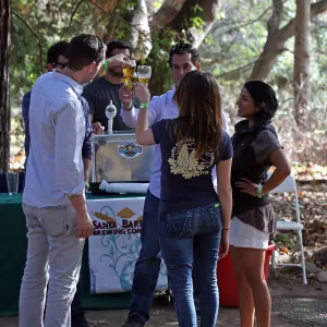 Santa Barbara Beer Garden Event, Santa Barbara Brewing station