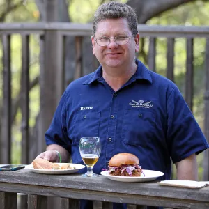 Santa Barbara Beer Garden Event, Kevin Pratt of Santa Barbara Brewing Company