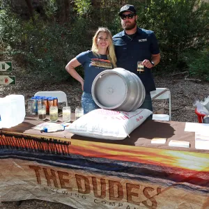 Santa Barbara Beer Garden Event, Ryan Turner with The Dudes Brewing