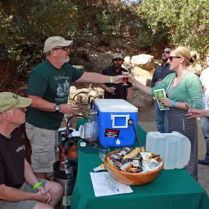 Santa Barbara Beer Garden Event, Pete Johnson of the Brewhouse
