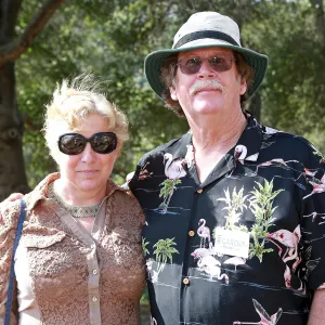 Santa Barbara Beer Garden Event, Pamme Mickelson Windhager and Peter Schuyler