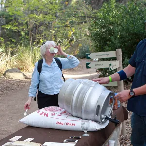 Santa Barbara Beer Garden Event, Ryan Turner with The Dudes Brewing