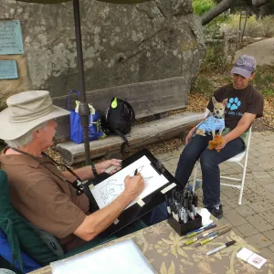 Trails n Tails 2014, Caricature Artist