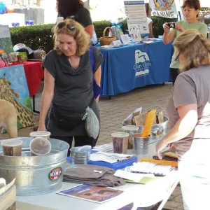 Trails n Tails 2014, Dog Days in Santa Barbara table