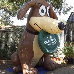 Trails n Tails 2014, Miles, the Lemos Inflatable Dog