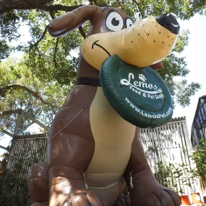 Trails n Tails 2014, Miles, the Lemos Inflatable Dog