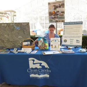 Trails n Tails 2014, City of Santa Barbara Creeks Division Booth