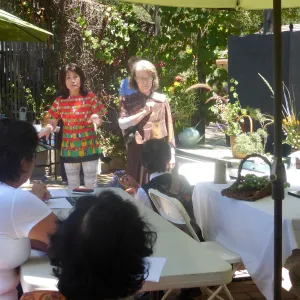 Ikebana Demonstration with Master Sachiko Sekichi from Kyofu-Ryu School of Ikebana