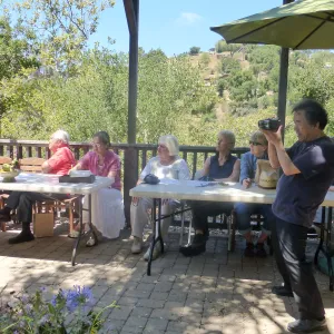 Ikebana Demonstration with Master Sachiko Sekichi from Kyofu-Ryu School of Ikebana