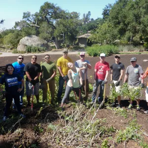 Volunteers from Vandenberg Air Force Base
