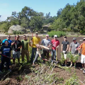 Volunteers from Vandenberg Air Force Base