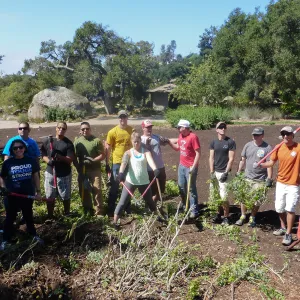 Volunteers from Vandenberg Air Force Base