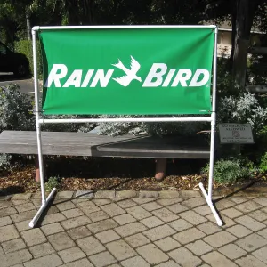 Rain Bird sponsorship banner