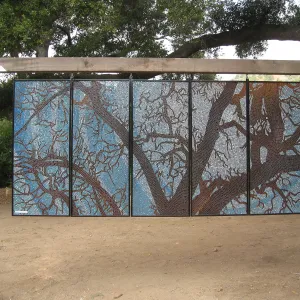 Kathleen Crocetti stained glass exhibition in the Meadow