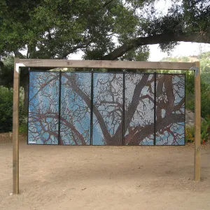 Kathleen Crocetti stained glass exhibition in the Meadow