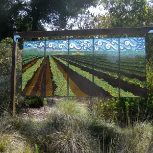 Kathleen Crocetti stained glass exhibition in the Meadow
