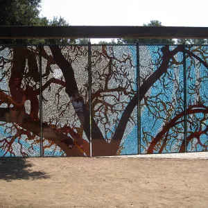 Kathleen Crocetti stained glass exhibition in the Meadow