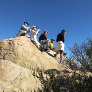 New Years Day Arlington Peak Hikers at Summit