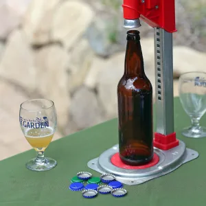 2015 Santa Barbara Beer Garden Event Glass(es), Carpinteria Homebrewers, bottle capper