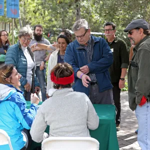 2015 Santa Barbara Beer Garden Event, SBBG table