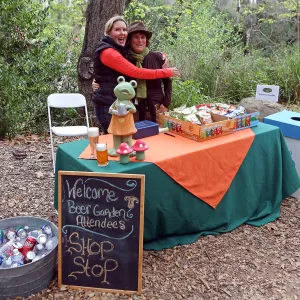 2015 Santa Barbara Beer Garden Event, SBBG table
