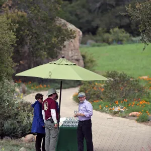 2015 Santa Barbara Beer Garden Event, SBBG table
