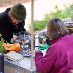 2015 Santa Barbara Beer Garden Event, SBBG table