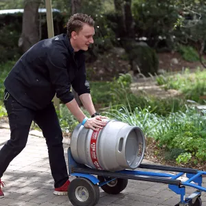 2015 Santa Barbara Beer Garden Event, Brewer Portrait, Figueroa Mountain Brewing