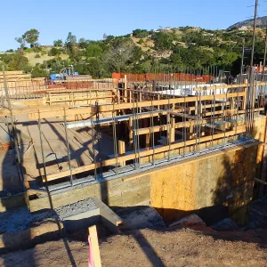 Pritzlaff Conservation Center Construction, Exterior looking northwest