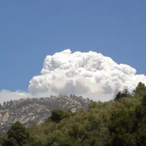 Smoke from the Zaca Fire