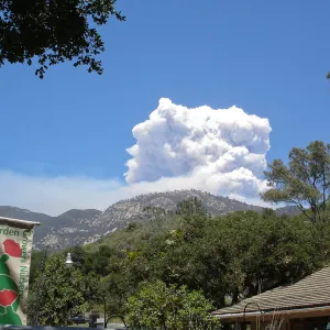 Smoke from the Zaca Fire