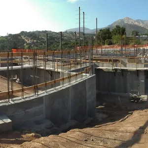Pritzlaff Conservation Center Construction, Exterior looking northwest