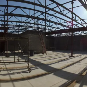 Pritzlaff Conservation Center Construction, looking southwest across Herbarium area